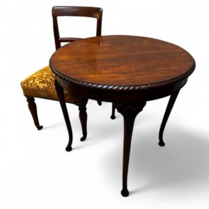 Antique Victorian Bedroom Chair / New Upholstery / c1860 / FREE DELIVERY - Image 7