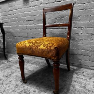Antique Victorian Bedroom Chair / New Upholstery / c1860 / FREE DELIVERY - Image 5