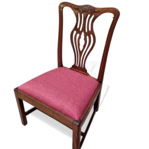 Antique Georgian Bedroom Chair / c1780 / Wood Frame / Free Delivery* - Image 6