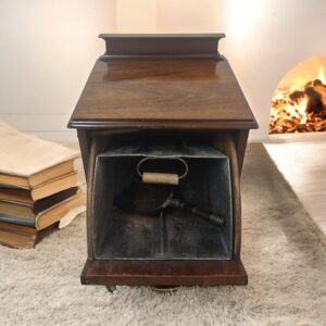 Antique Edwardian Mahogany Coal Box / c1900 / FREE DELIVERY