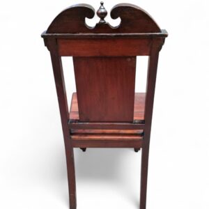 Antique Mahogany Hall Chair / Highly Carved c1840 / FREE DELIVERY - Image 4