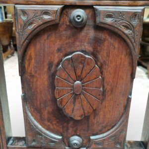 Antique Mahogany Hall Chair / Highly Carved c1840 / FREE DELIVERY - Image 5