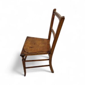 Antique Edwardian Beech Side Chair / c1900 / FREE DELIVERY - Image 8
