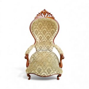 Antique Victorian Mahogany Armchair / c.1880s / FREE DELIVERY - Image 7