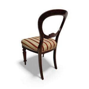 Antique Victorian Mahogany Balloon-Back Chair / c.1880 / FREE DELIVERY - Image 3