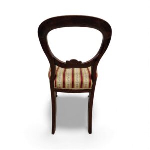 Antique Victorian Mahogany Balloon-Back Chair / c.1880 / FREE DELIVERY - Image 8
