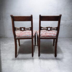 Antique Wooden Dining Chairs / c1880 / Set of 2 / FREE DELIVERY - Image 7