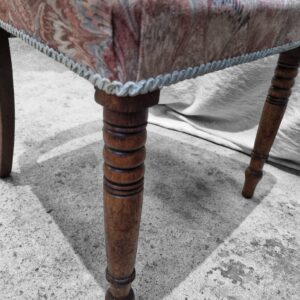 Antique Wooden Dining Chairs / c1880 / Set of 2 / FREE DELIVERY - Image 8