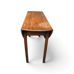 Antique Oak Drop Leaf Dining Table / c.1920 - Image 10
